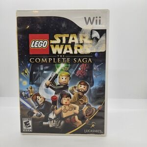 LEGO‎ Star Wars The Complete Saga Nintendo Wii Game Complete LucasArts